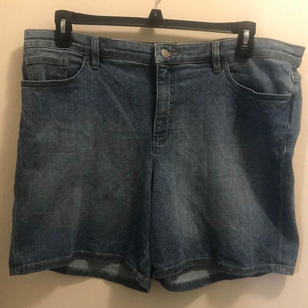 Chaps Denim Blue Jean Shorts Denim Size 16
